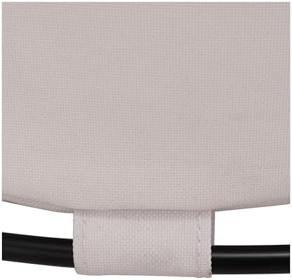 Corner Heavy-Duty Canvas Hamper w/Wheels, 24"W x 17.7"D, Natural White - Image 6