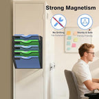 Kuntine.B Wall File Organizer Office Hanging Magazine Holder Wall File Organizer for Office Home - Image 6