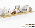 RICHFOCUS 72Inch Floating Shelves for Wall 1Pack, Oak, 8" Deep by RICHFOCUS
