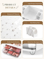 Large Makeup Organizer Countertop for Vanity Skincare Organizers - Image 2