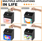 Suggestion Boxes with Magnetic Sign Holder, 2 Pack Donation Boxes - Image 6