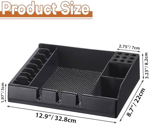 Barber Organizer Tray for Trimmers, Razors, Scissors, Combs & Brushes - Image 2
