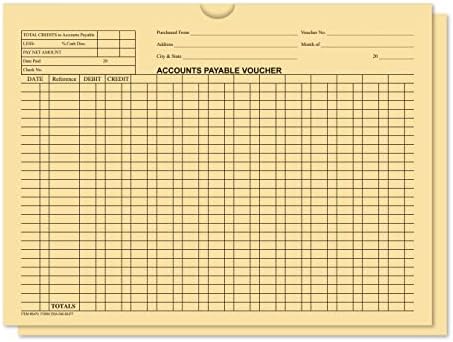 Accounts Payable Voucher Envelopes (Buff) by FLYWHEEL