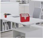 Acrimet Horizontal Triple File Folder Organizer Sorter, Letter Size, Red - Image 6