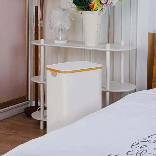 Laundry Basket with Wheels,100L Hampers for Laundry,Large Laundry Hamper with Lid and Bamboo Handles,Collapsible & Waterproof Tall Cloth Hamper for Dormitory Family，Beige - Image 5