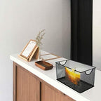 3 Pack Mesh Metal Storage Basket Organizer CD Storage Boxes - Image 7