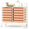 COSTWAY 12-Drawer Rolling Storage Cart, Utility Storage Organizer Cart by COSTWAY