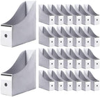 Kraft Magazine File Holder Document Folders Organizer 24 Pack by Voittozege