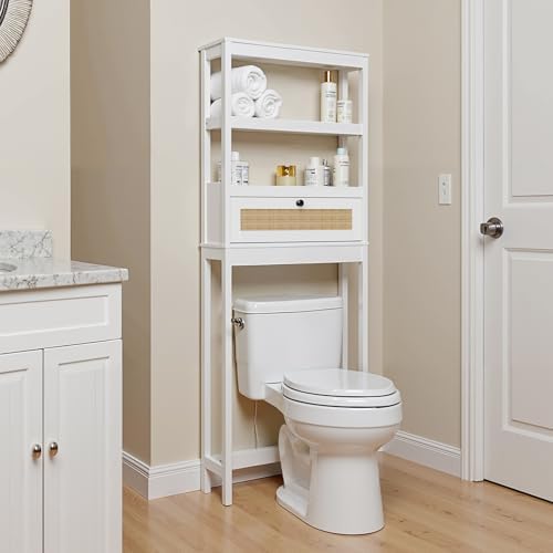 Over Toilet Storage Cabinet with Barn Door & Adjustable Shelves - Image 6