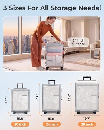 BAGSMART Vacuum Seal Storage Bags for Clothing Travel, 15 Pack Travel Essentials Bundle includes Laundry Bag & Waterproof Shoe Bag & TSA Approved Toiletry Bag, Hand Pump Included - Image 4