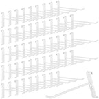 60 Pack Grid Wall Display Hooks, Metal Gridwall Accessories for Retail Stores, Trade Shows, Art and Craft Displays (White, 6 Inch) by Unknown