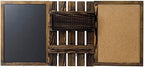 MyGift 3 Panel Wall Mounted Entryway Bulletin Board Combo Set - Image 6