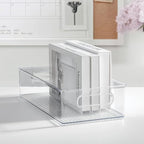 iDesign Stackable Fridge Bin, Set of 6, Clear - Image 6