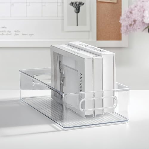 iDesign Stackable Fridge Bin, Set of 6, Clear - Image 6