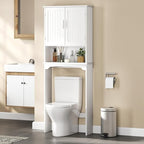 Yaheetech Over the Toilet Storage Cabinet, Bathroom Organizer, White - Image 4