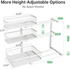 3-Tier Under Sink Organizer, Pull Out Cabinet Organizer for Kitchen & Bath - Image 2