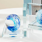 1 Pair Heavy Duty Book Ends for Shelves, Crystal Bookends for Heavy Books - Image 6