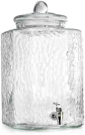 5 GALLON Drink dispenser, Glass Beverage Dispenser With Glass Lid, Large Water Drink Dispensers for Parties With 100% Leak Proof Spigot, Ideal for Lemonade,Juice, Tea, and Party Drinks - Image 5
