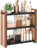 3 Tiers Bathroom Countertop Organizer, Bathroom Shelf, Makeup Organizer | Kitchen Countertop Organizer, Vanity Shelf, Bathroom Sink Organizer, Bathroom Organizers and Storage, Acacia by Unknown