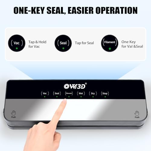 3D Filament Vacuum Sealer for Filament Storage Bags, Auto Completely Sealed, No air Leakage, 3D Printer Filament Storage Bags 30Pcs Vacuum Sealed Kit with 30 Desiccants - Image 4