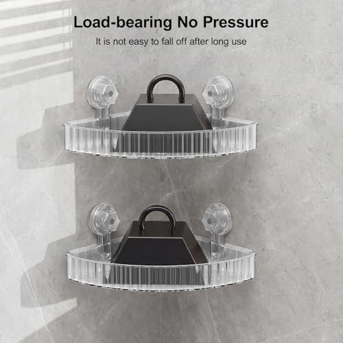 Adhesive Shower Caddy Suction Cup,Bathroom Organizers and Storage Shelves - Image 4
