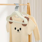 GoodtoU Velvet Baby Clothes Hangers 50 Pack 11.8 Inch Beige - Image 6
