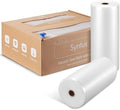 Syntus 11" x 100' and 8" x 100' Vacuum Sealer Bag for Food Roll with Cutter by Syntus