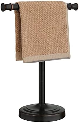 RUMOSE Oil Rubbed Bronze Hand Towel Holder Stand Countertop Towel Rack by RUMOSE