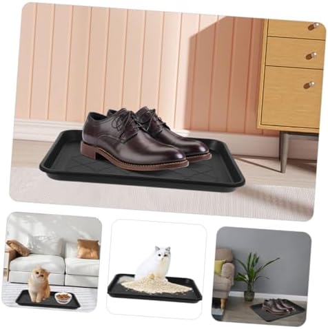 OSALADI Entryway Boot Tray for Shoes Plastic Mat Multi-Functional Pet Feeder and Planter Holder Large for Indoor and Outdoor Use - Image 7