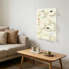 Creative Wall Storage Rack ABS Multi-Grid Storage (White) - Image 6