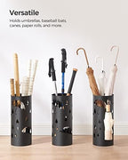 SONGMICS Umbrella Stand, Steel Round Holder Rack, 6.7 x 6.7 x 16.1 Inches - Image 3