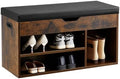VEVOR Shoe Storage Bench with Padded Cushion, Entryway Bench with Hidden Storage, Holds up to 300 lbs, 31.7 x 12.0 x 17.5 Inches, for Entryway, Hallway, Living Room, Bedroom by VEVOR