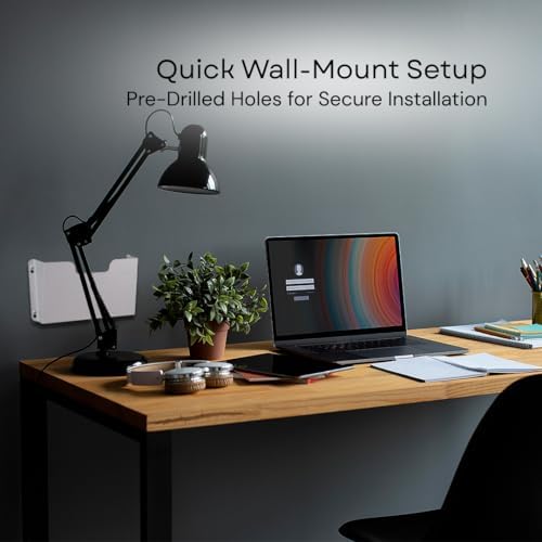 Single Pocket Wall File Organizer, Metal Letter Size Office Wall Organizer - Image 5