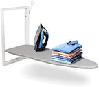 Ivation Wall-Mounted Ironing Board | Foldable 36.2” x 12.2” Ironing Station for Home, Apartment & Small Spaces | Sturdy Folding Board, Easy-Release Lever, Removable Cotton Cover & Mounting Hardware by Ivation