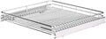 JOWBOOW Pull Out Cabinet Organizer 24" W x 21" D, Chrome-Plated Steel by JOWBOOW