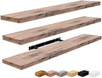 Sorbus Floating Shelves for Wall Storage (35 Inch, 3 Pack, Mahogany) - Image 7