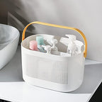 Plastic Portable Shower Caddy Basket, Storage Organizer, Yellow, 2 Pack - Image 4