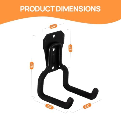 Gardenised Heavy-Duty Utility Hook for Garage and Garden Tool Organization - Image 2