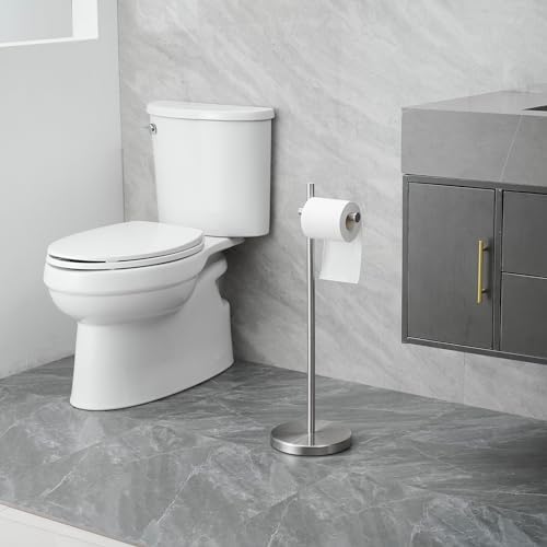 Paper Holder,Bathroom Toilet Paper Roll Holder Freestanding - Image 2