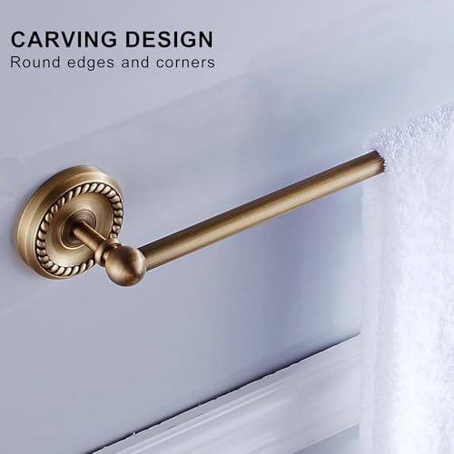 Antique Bronze Towel Rack for Bathroom Adjustable 15.5 to 27.5 Inch Towel Bar Wall Mounted - Image 4