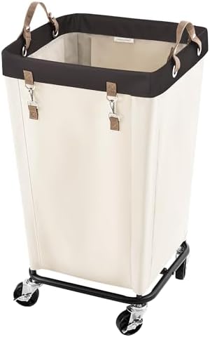 StorageWorks 110L Laundry Basket with Wheels, Rolling Hampers for Clothing by StorageWorks