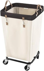 StorageWorks 110L Laundry Basket with Wheels, Rolling Hampers for Clothing by StorageWorks