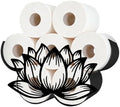 Lotus Toilet Paper Holder Wall Mount/Stand for Extra 8 Rolls by WHIMSTITCH