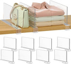 Small Shelf dividers Closet Organizers: 6-inch (Shorter Version) by Saccik