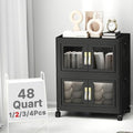 UAMFURI Stackable Storage Bins with Lids, 96QT Extra Large Storage Cabinet by UAMFURIDirect