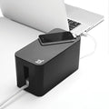 Bluelounge CableBox Mini Cable Management with Small Surge Protector, Black (CBM-BL) by Bluelounge