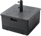Home Zone Living 119lbs 21" Square Heavy Duty Planter Umbrella Base, 11 Ft by HomeZoneLiving