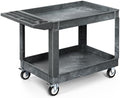 YITAHOME Utility Cart on Wheels 45 x 25 Inch w/Swivel Wheels(2 Brake) by YITAHOME
