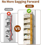 AQOOA 6-Tier Over The Door Organizer 44 lbs Capacity fit Standard Doors - Image 6