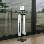 Wet Umbrella Bag Stand with Free 200 Large Plastic Disposable Bags, Black - Image 7